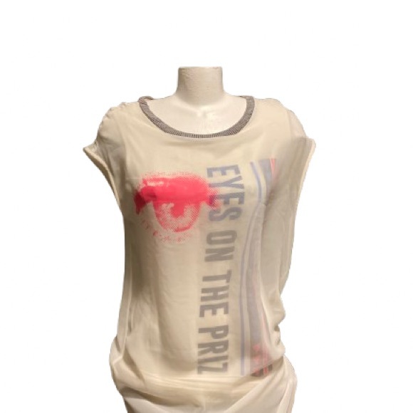 💎 ONLY Brand Sleeveless Dress With Sheer Overlay Size M - Picture 2 of 10